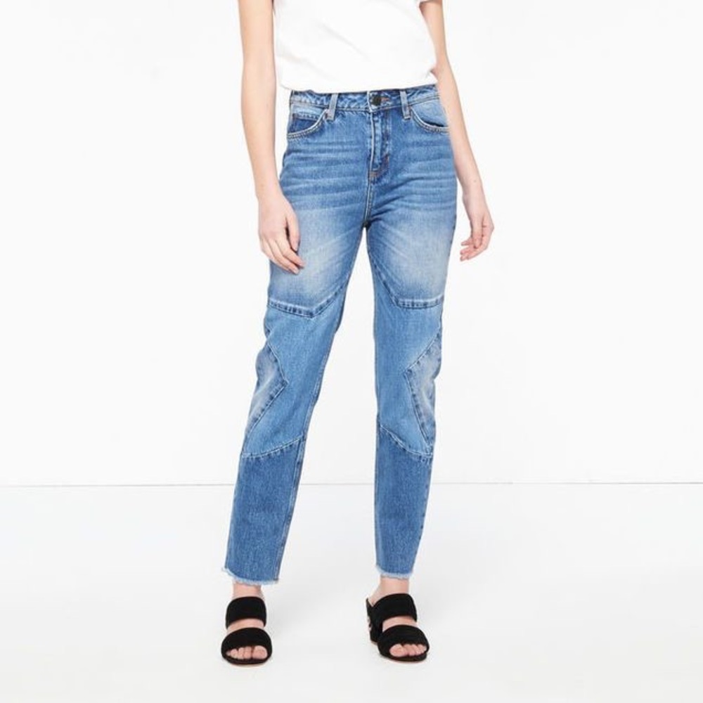 Sandro Misty Star Straight High-Rise Jeans